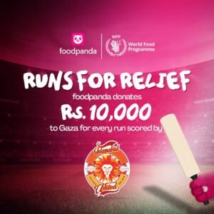 Read more about the article Run for Gaza: foodpanda Pledges PKR 10,000 For Every Islamabad United Run