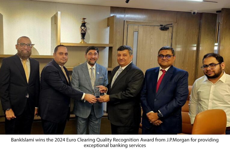 BankIslami achieves the 2024 Euro Clearing Quality Recognition Award from J.P.Morgan