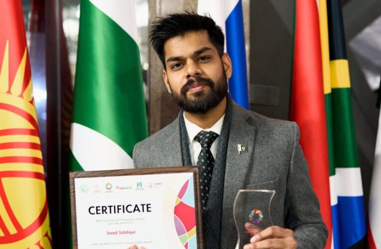 Saad Siddiqui, Founder & CEO of Edversity, has been honored with the BRICS & SCO Social Entrepreneur of the Year 2025 award in Russia.