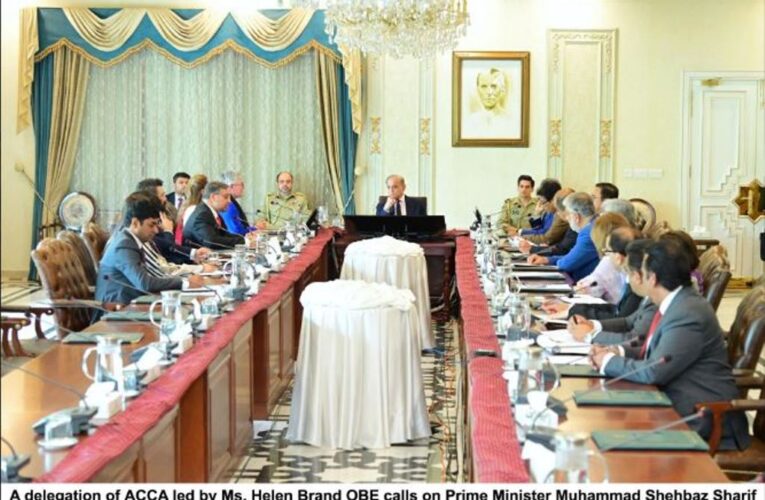 ACCA global delegation meets Prime Minister Shehbaz Sharif – Advancing youth empowerment, transparency, and strategic collaboration