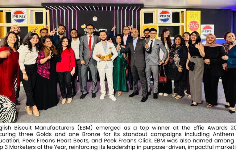 EBM shines at Effie Awards 2025 with multiple Gold wins and Top Three Marketer recognition