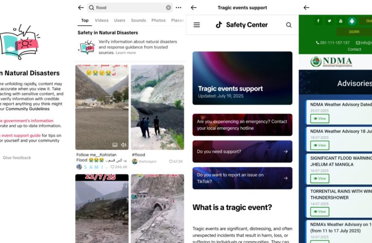 TikTok Launches Guide to Combat Misinformation During Monsoon Floods in Pakistan