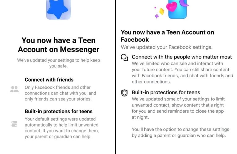 Teen Accounts Launch on Facebook and Messenger in Pakistan