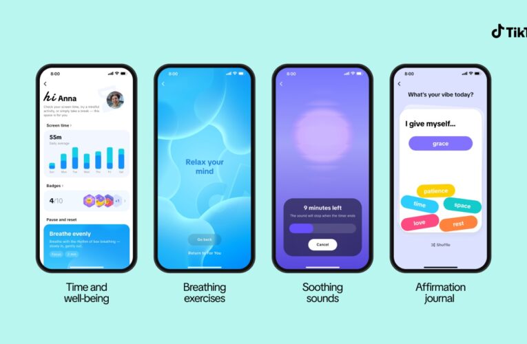 TikTok launches new Time and Well-being space to support healthier digital habits