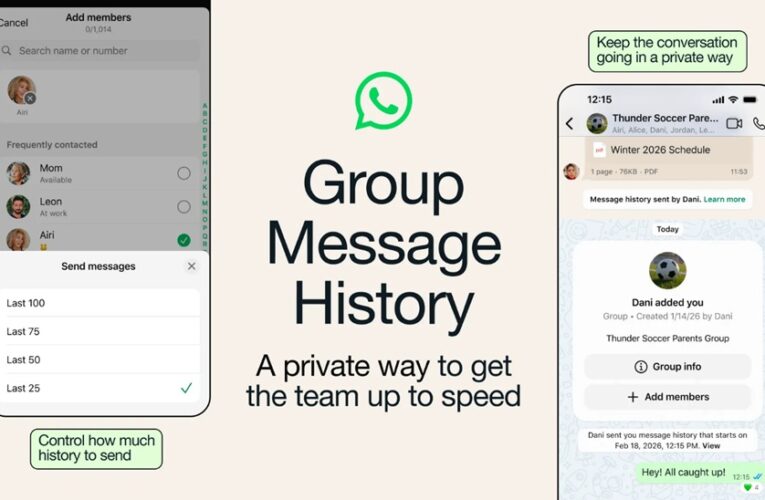 Introducing Group Message History: A more private way to catch up in group chats