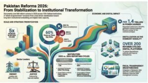 Read more about the article Pakistan Reforms Report 2026 Launched in Islamabad, Documenting 600+ Governance Reforms Across 135 Institutions.