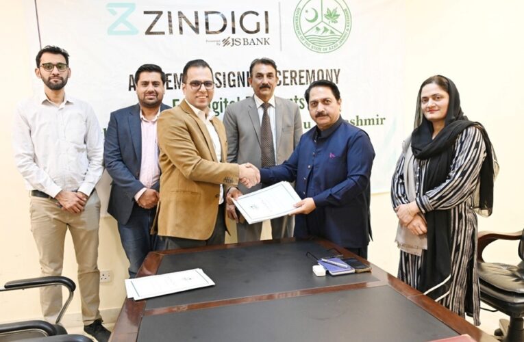 Zindigi Partners with Government of Azad Jammu & Kashmir to Digitize Water Bill Management and Collection