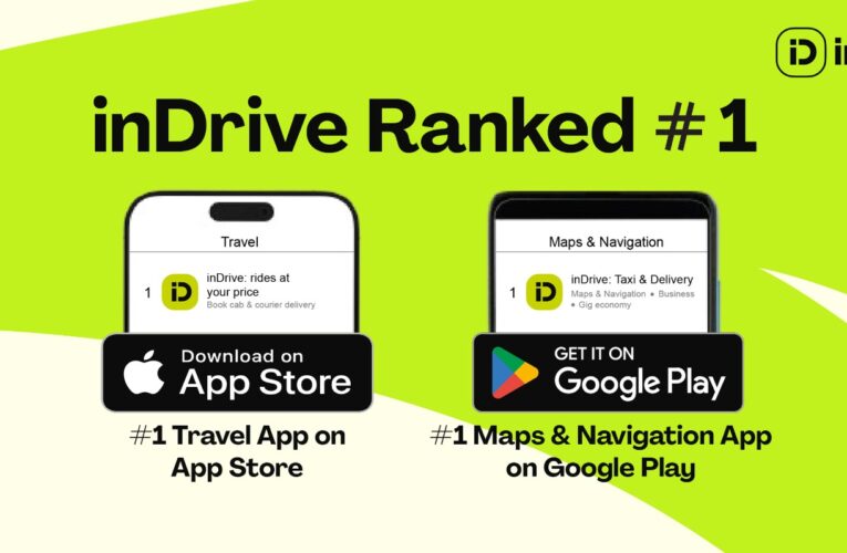 inDrive retains #1 spot as Pakistan’s top ride-hailing app across App stores