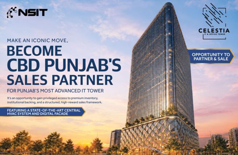 CBD PUNJAB INVITES  SALES PARTNERS FOR CELESTIA  IT & OFFICE TOWER IN NSIT CITY