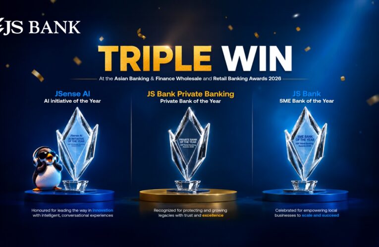 JS Bank Wins Three Honours at the Asian Banking & Finance Awards 2026