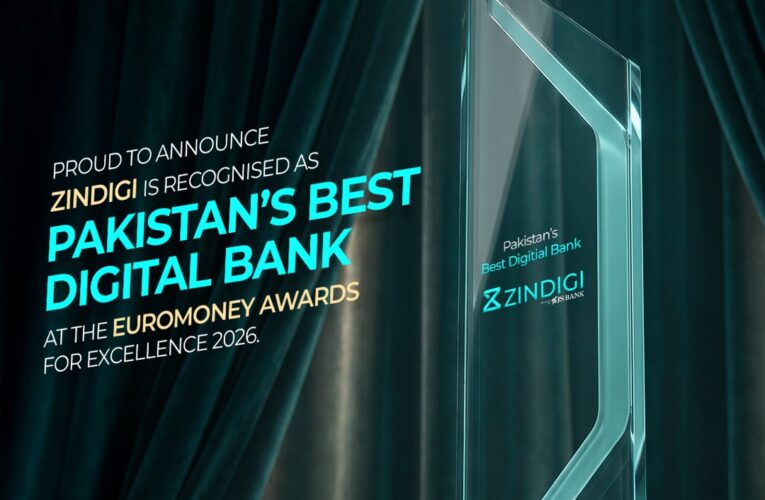 Zindigi Earns Global Recognition as Pakistan’s Best Digital Bank at the Euromoney Awards for Excellence