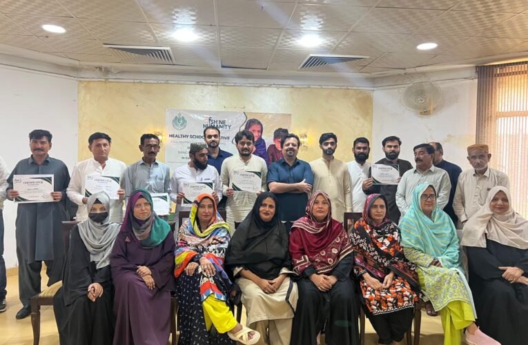 SHINE Humanity Trains Teachers to Promote Health in Schools across Sindh