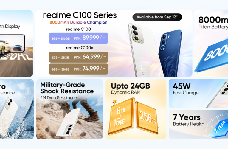 realme Brings Its Biggest Battery Yet to Pakistan with the C100 Series